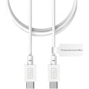 TCH High-Speed Silicone Charging Cable 1m White - CB100CTC