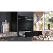Siemens iQ700 Built-in Warming Drawer 20L Black - BI710C1B1B