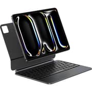 Wiwu Sleek Keyboard Case Black iPad Air 11Inch - MK-004P11PAEBLK