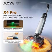 Mova X4 Pro Wet & Dry Vacuum Cleaner Silver