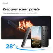 Elago Scratch Resistant Privacy Screen Protetor Black iPhone 17 Pro - ES17PRO-63PR 