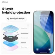 Elago Scratch Resistant Privacy Screen Protetor Black iPhone 17 Pro - ES17PRO-63PR 