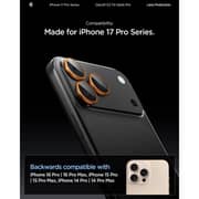 Spigen Optik Pro EZ Fit Dust Resistant Lens Protector Cosmic Orange iPhone 17 Pro Max/iPhone 17 Pro - AGL10123