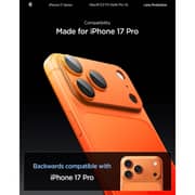 Spigen Optik Pro XL EZ Fit Lens Protector Cosmic Orange iPhone 17 Pro - AGL10645