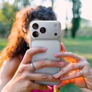 Spigen Optik Pro XL EZ Fit Lens Protector Silver iPhone 17 Pro - AGL10647