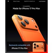 Spigen Optik Pro XL EZ Fit Lens Protector Cosmic Orange iPhone 17 Pro Max - AGL10650