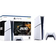 Sony PS5 Slim Disc Console 1TB White - CFI-2000-A01 + Controller + Call of Duty Black Ops 6 International Version