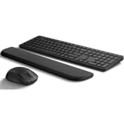 HP 580C Multi Device Dual Mode Mouse & Keyboard Combo with PalmRest Black - BD5F2AA