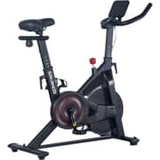 Sparnod Fitness Magnetic Spin Bike for Home Use with Ultra-Silent Belt Drive, 10kg Precision Flywheel, 4-Way Adjustable Seat & Handlebars, LCD Monitor, 125kg User Weight Capacity – SSB-10N