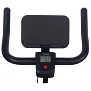 Sparnod Fitness Magnetic Spin Bike for Home Use with Ultra-Silent Belt Drive, 10kg Precision Flywheel, 4-Way Adjustable Seat & Handlebars, LCD Monitor, 125kg User Weight Capacity – SSB-10N