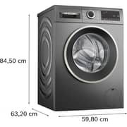 Bosch 9KG Front Load Washing Machine 1400 RPM AntiStain EcoSilence Drive - Graphite- WGA244Z1EG