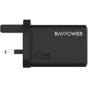 RAVPower Pioneer 2-Port Wall Charger Black - RP-PC1099