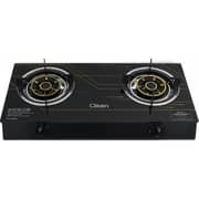 Clikon 2 Burner Table Top Gas Stove Black - CK4504