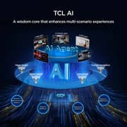 TCL Google TV 65 Inch T69D Premium 4K QLED Smart TV (2026 Model) 65T69D Black
