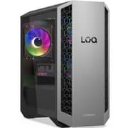 Lenovo LOQ 26ADR10 Tower (2026) Desktop - AMD Ryzen 7-8745HX / 512GB SSD / 32GB RAM / 8GB NVIDIA GeForce RTX 5060 Graphics / Windows 11 Home / Luna Grey / Middle East Version - [91DF004RAX]