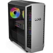 Lenovo LOQ 26ADR10 Tower (2026) Desktop - AMD Ryzen 7-8745HX / 512GB SSD / 32GB RAM / 8GB NVIDIA GeForce RTX 5060 Graphics / Windows 11 Home / Luna Grey / Middle East Version - [91DF004RAX]