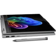 Lenovo IdeaPad 5 14Q8X9 2-in-1 Convertible (2026) Copilot+ PC - Qualcomm Snapdragon X-X1-26-100 / 14inch WUXGA / 512GB SSD / 16GB RAM / Shared Qualcomm Adreno Graphics / Windows 11 Home / Luna Grey / Middle East Version - [83GH0045AX]