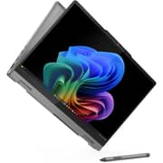 Lenovo IdeaPad 5 14Q8X9 2-in-1 Convertible (2026) Copilot+ PC - Qualcomm Snapdragon X-X1-26-100 / 14inch WUXGA / 512GB SSD / 16GB RAM / Shared Qualcomm Adreno Graphics / Windows 11 Home / Luna Grey / Middle East Version - [83GH0045AX]
