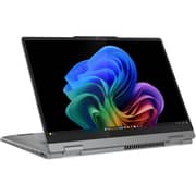 Lenovo IdeaPad 5 14Q8X9 2-in-1 Convertible (2026) Copilot+ PC - Qualcomm Snapdragon X-X1-26-100 / 14inch WUXGA / 512GB SSD / 16GB RAM / Shared Qualcomm Adreno Graphics / Windows 11 Home / Luna Grey / Middle East Version - [83GH0045AX]