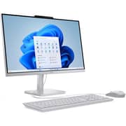 Lenovo A100 All-in-One (2026) Desktop - Intel Core i3-N305 / 23.8inch FHD / 512GB SSD / 8GB RAM / Intel UHD Graphics / Windows 11 Home / English & Arabic Keyboard / Cloud Grey / Middle East Version - [F0JN002NAX]