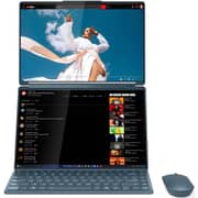 Lenovo Yoga Book 9 14IAH10 (2026) AI PC - 2nd Series / Intel Core Ultra 9-285H / 14inch 2.8K WQXGA+ / 1TB SSD / 32GB RAM / Shared Intel Arc 140T GPU / Windows 11 Home / English & Arabic Keyboard / Tidal Teal / Middle East Version - [83KJ0047AX]