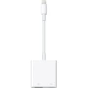 محول كاميرا من أبل متين من Lightning إلى USB 3 لون أبيض MX5J3ZE/A