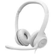 Logitech H390 Wired On Ear Headset Off White