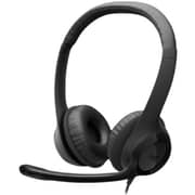 Logitech H390 Wired On Ear Headset Black