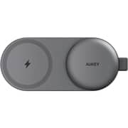 Aukey MagFusion C Pro Qi2.2 Wireless Charger Grey - LC-MC314-GY
