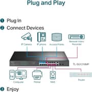 TP-Link 18-Port Gigabit Rackmount Switch with 16 PoE - TL-SG1218MP