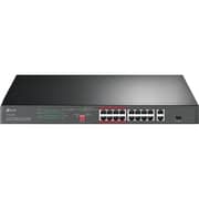 TP-Link 16-Port 10/100 Mbps + 2-Port Gigabit Rackmount Switch with 16-Port PoE - TL-SL1218P