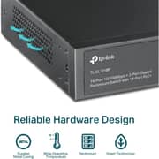 TP-Link 16-Port 10/100 Mbps + 2-Port Gigabit Rackmount Switch with 16-Port PoE - TL-SL1218P