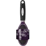 Revlon BCA Comfort and Style Oval Cushion Hair Brush Purple/Black
