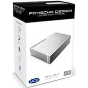 LaCie Porsche Design Desktop External Hard Drive USB3.0 3TB Grey - STEW3000400