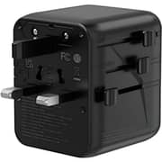 WiWU Warrior GaN Uni-Plug Adapter Black - Wi-UA011