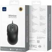 WiWU Wimice USB 2.0 Wired Mouse 1.8m Black - WM111