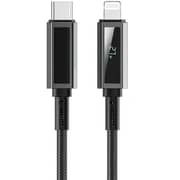 WiWU Warriors Link Series USB-C to Lightning Cable 1m Black - WI-C080