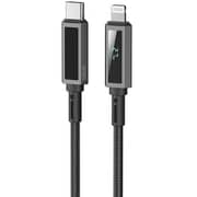 WiWU Warriors Link Series USB-C to Lightning Cable 1m Black - WI-C080