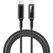 WiWU Warriors Link Series USB-C to Lightning Cable 1m Black - WI-C080