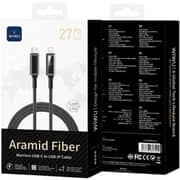 WiWU Warriors Link Series USB-C to Lightning Cable 1m Black - WI-C080