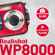 Agfa Realishot Waterproof Camera Red - WP8000RD