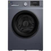 SPJ 10KG Front Load Fully Automatic Washing Machine, BLDC Inverter Motor, 1400 RPM, A+++ Energy Efficient, LED Display, Multiple Wash Programs, Low Noise, Dark Grey