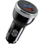 Smart Gate C51D Digital 2 Port Car Charger Black - SGCH-C51CAD