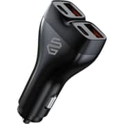 Smart Gate C68 Digital 4 Port Car Charger Black - SGCH-C68CCAA