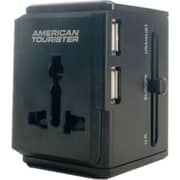 American Tourister Universal Travel Adaptor Black - 251-2501-004436