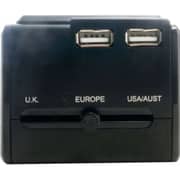 American Tourister Universal Travel Adaptor Black - 251-2501-004436