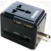 American Tourister Universal Travel Adaptor Black - 251-2501-004436