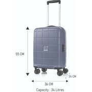 American Tourister 1 Pc Durable Hundo Luggage Trolley Case Flinstone - 251-2501-005275