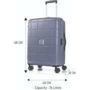 American Tourister 1 Pc Durable Hundo Luggage Trolley Case Flinstone - 251-2501-005276