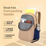 American Tourister Daybreak Beige Backpack 15.6